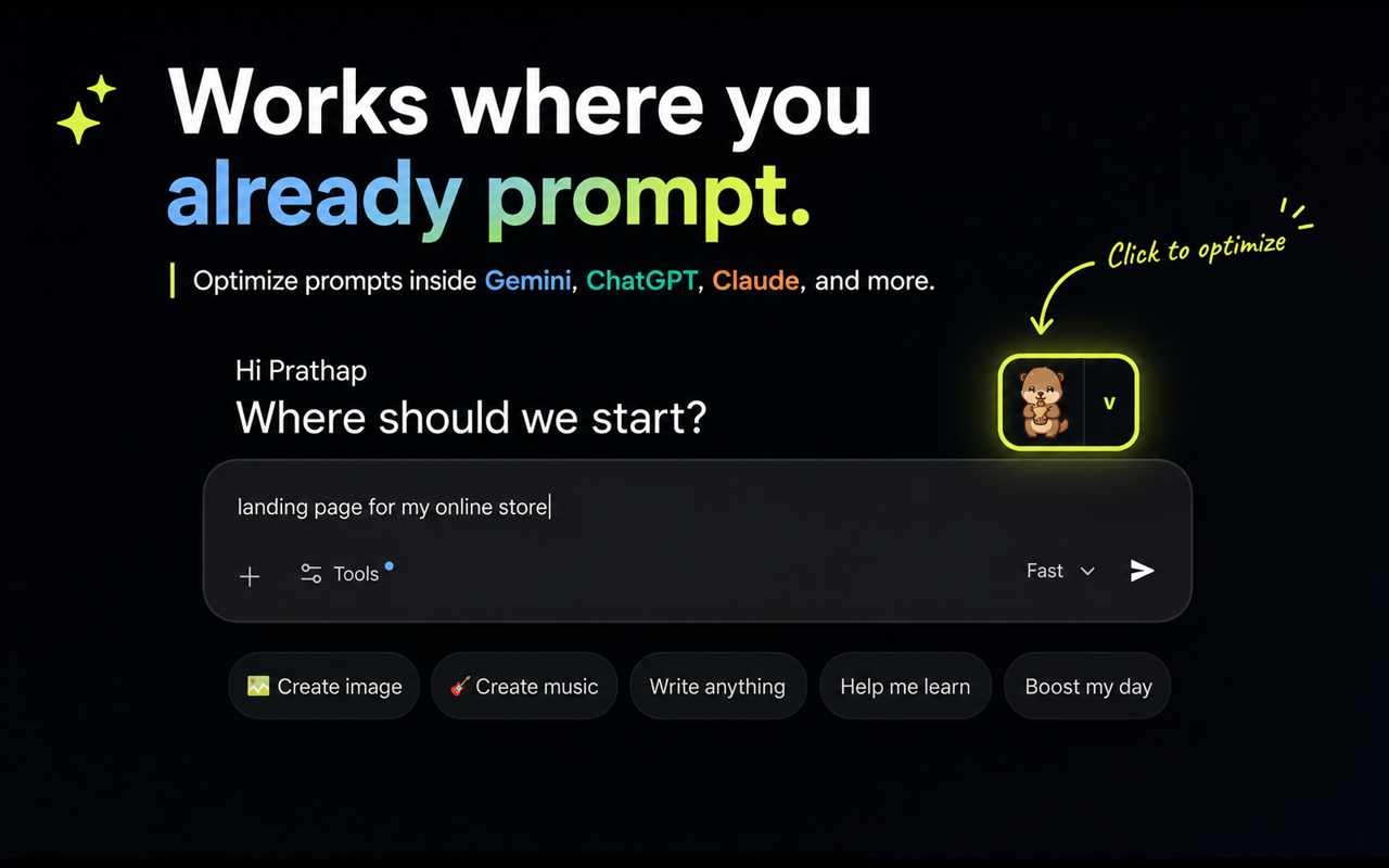 Hey Prompt running inside Gemini